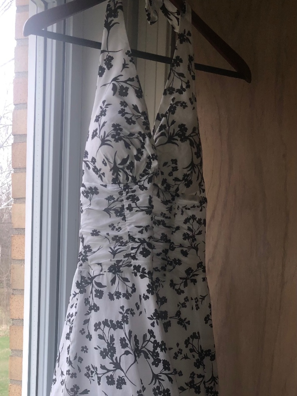 White House Black Market Halter Dress, Size 0